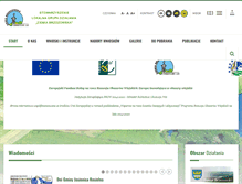Tablet Screenshot of lgd.powiatbrzozow.pl